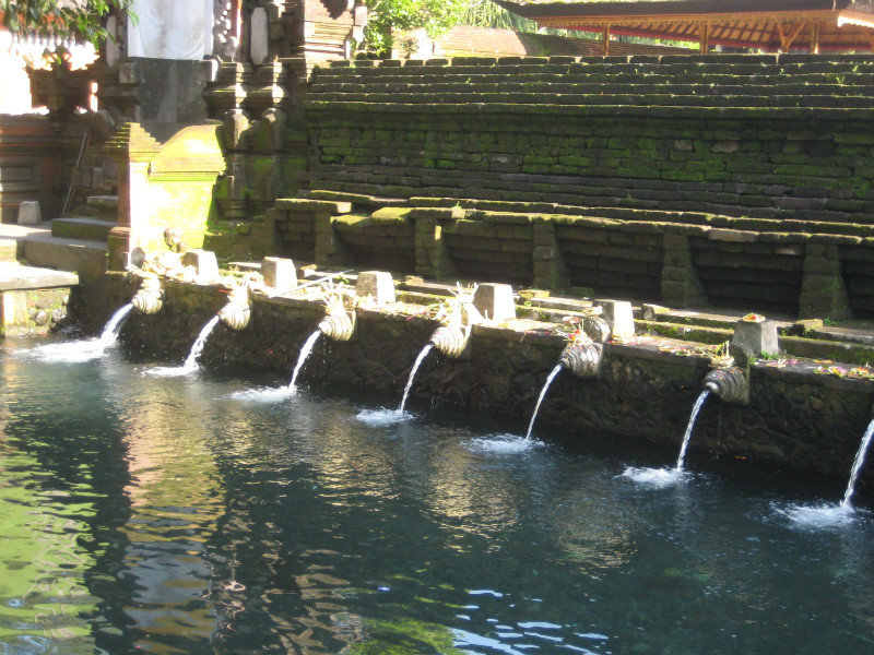 Holy water at Temple Tirta Empul