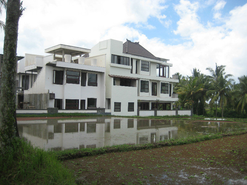 Villas replacing the rice fields
