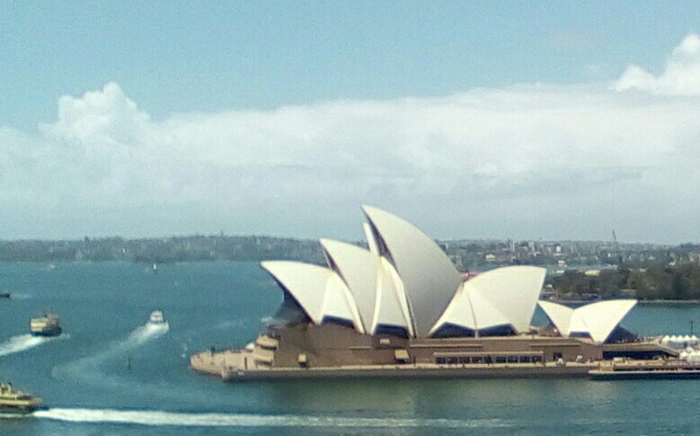 Opera House seen from the bridge