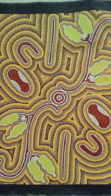 This form of Aboriginal art is done by making thousands of dots. Has become quite popular.