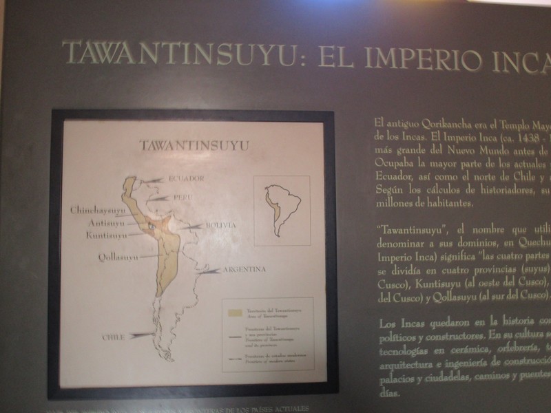 MAP OF INCA EMPIRE