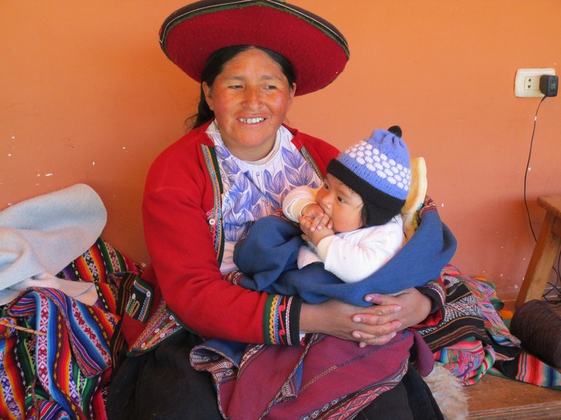 NATIVE WOMEN WITH BABY