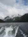 Returning over lake Manapouri