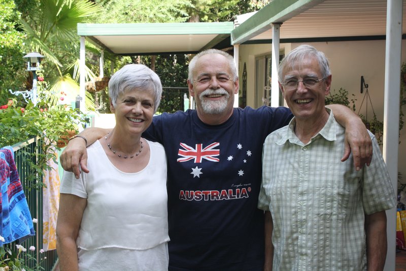 Jill, Peter & Andrew, Australia Day