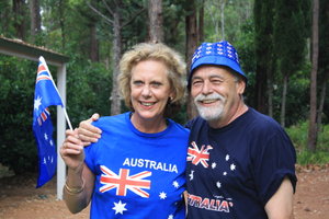 Peter & Anne on Australia Day!