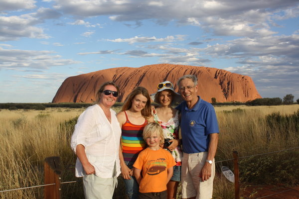 The Farnham Five at Uluru
