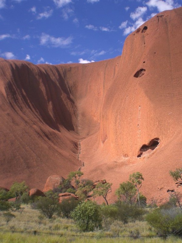 Gully on Uluru