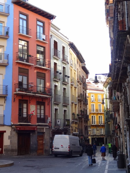 One of the many streets in Pampalona