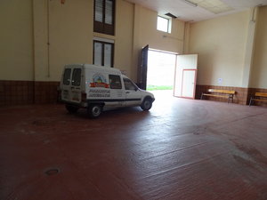 Car toot's around the village then pulled up inside a hall and sold bread