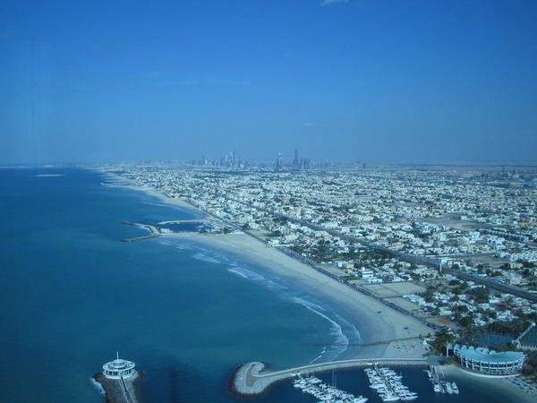 Fab pic of Dubai from lunch!