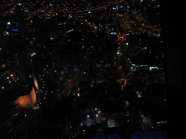 Sky Tower View By Night