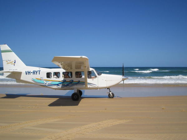 The plane we flew in
