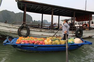 Floating Fruit Seller