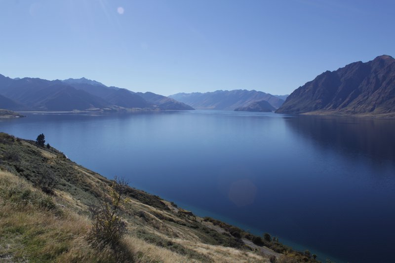 Wanaka Lake on way to Queenstown