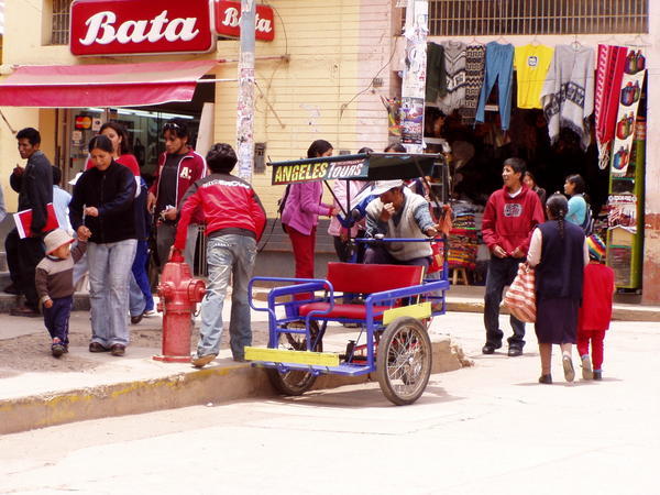 Cykeltaxi i Puno