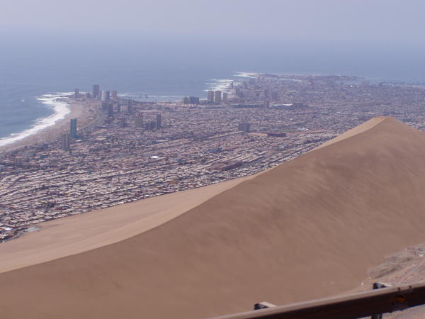 Kæmpe sandklit udenfor Iquique