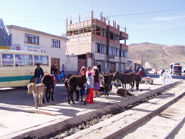 Uyuni-busstationen i Potosi