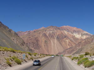 Flotte bjerge på vej mod Chile