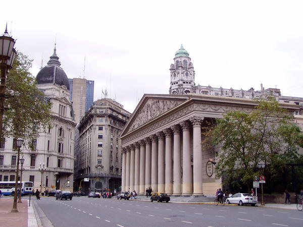Flotte gamle bygninger i Buenos Aires.