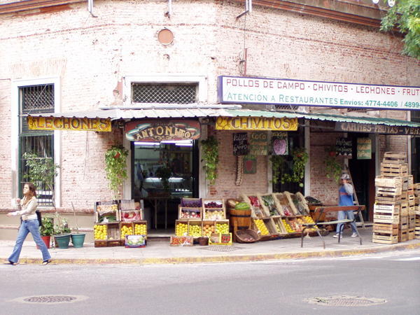 Grønthandler  i Buenos Aires