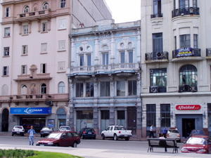 Fine gamle huse i Montevideo