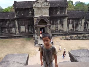 Boy in the temple
