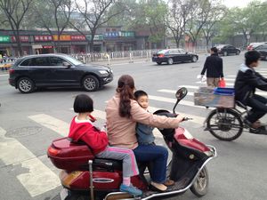 Riding in Beijing
