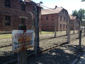 Auschwitz - barbed fencing