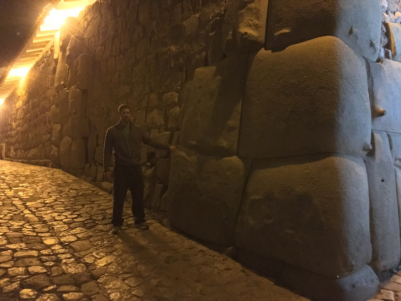 Inca and Spanish wall