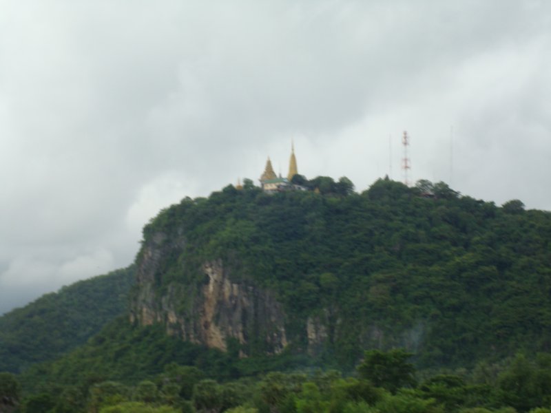 Pagoda at top of mountain