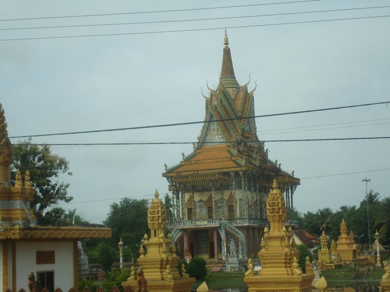 One of many Temples we passed
