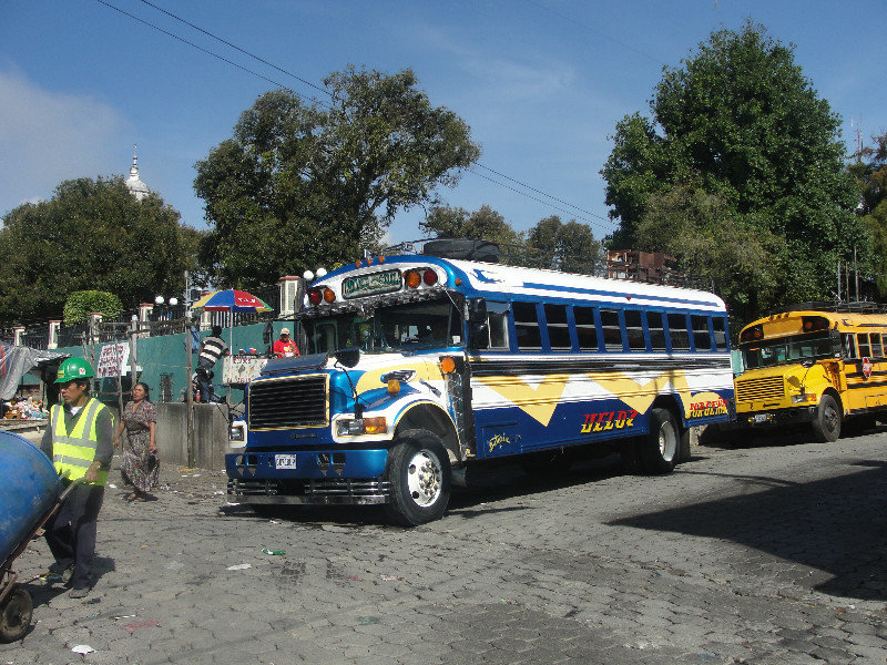 Bus in Guatemala