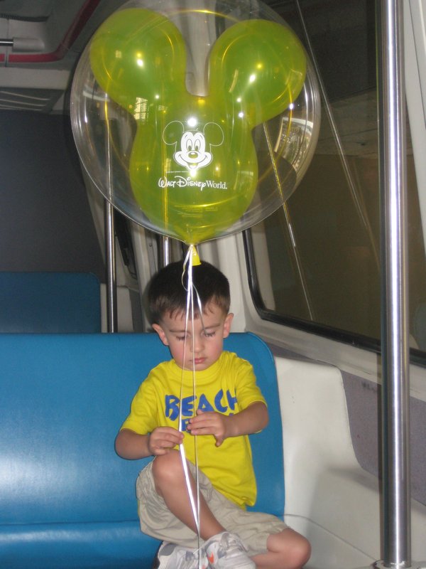 The boy and his balloon