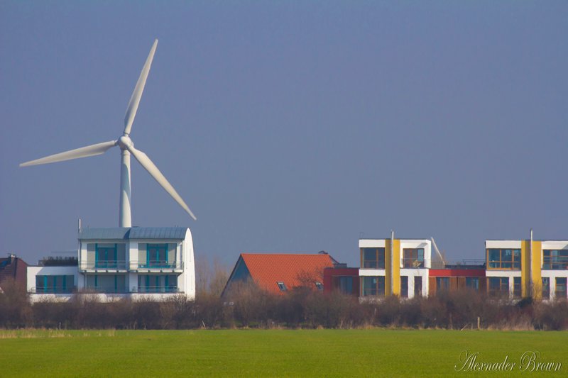 Wind powerd house