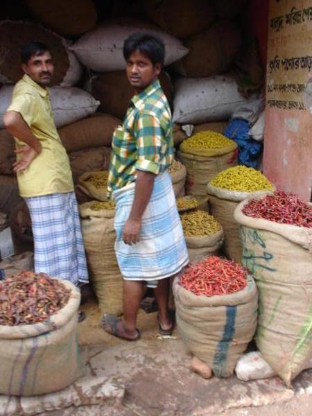 Selling spices, Old Dhaka