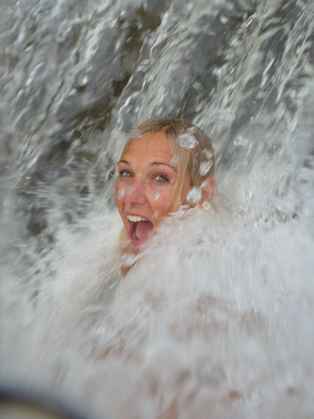 Having Fun in the Falls