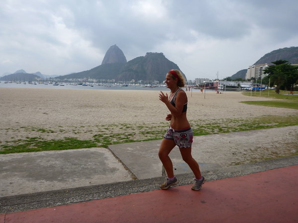 Taking a run around Botafogo