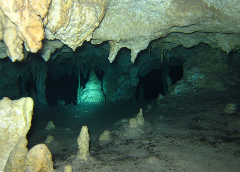 view into the cave system