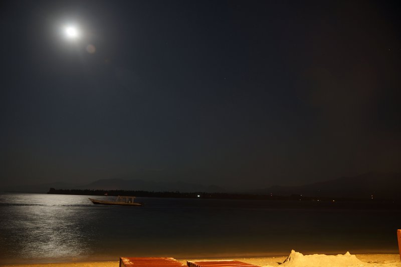 Moonlight over Lombok