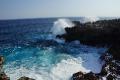 crashing waves on Nusa Ceningan