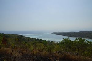 View from a lookout on Nusa Ceningan