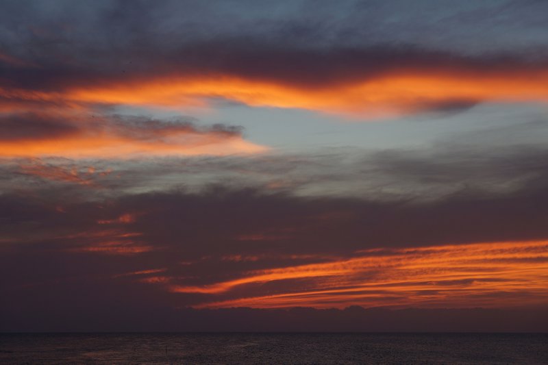Sunset on Caye Caulker