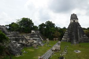 Tikal, central plaza