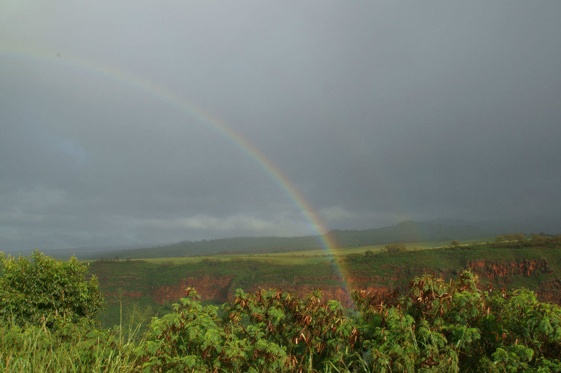 Rainbow at Hanapepe Valley Lookout