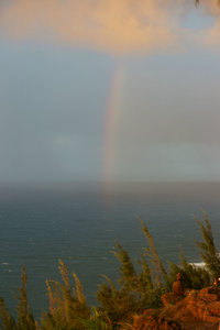 another rainbow on the Na Pali coast 
