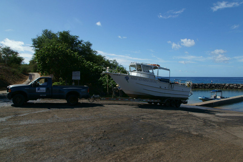 the Pilikai, our diveboat