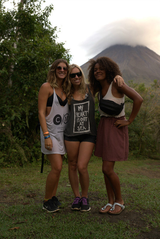 Three girls who went with me on that trip