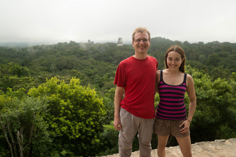 Bonnie and me on Templo IV