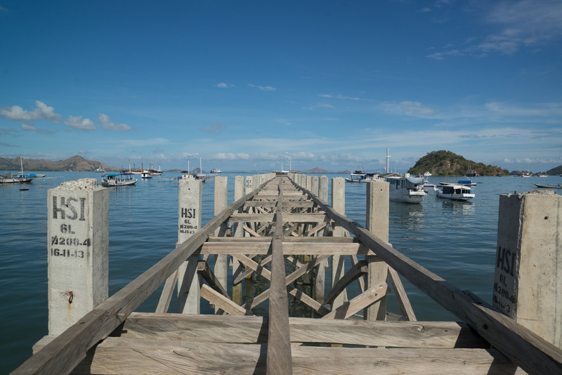 the pier in Labuan Bajo