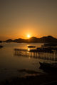 Sunset over Labuan Bajo habour